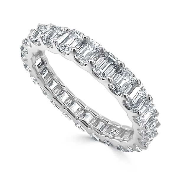 14K Gold EC Diamond Eternity Band